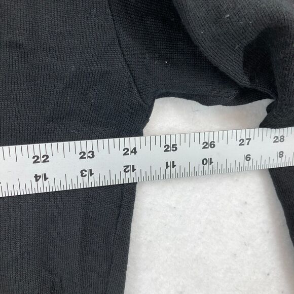 Vintage Tundra Canada Merino Wool Sweater Mens XL Black‎ V Neck Long Sleeve Knit - Picture 10 of 14